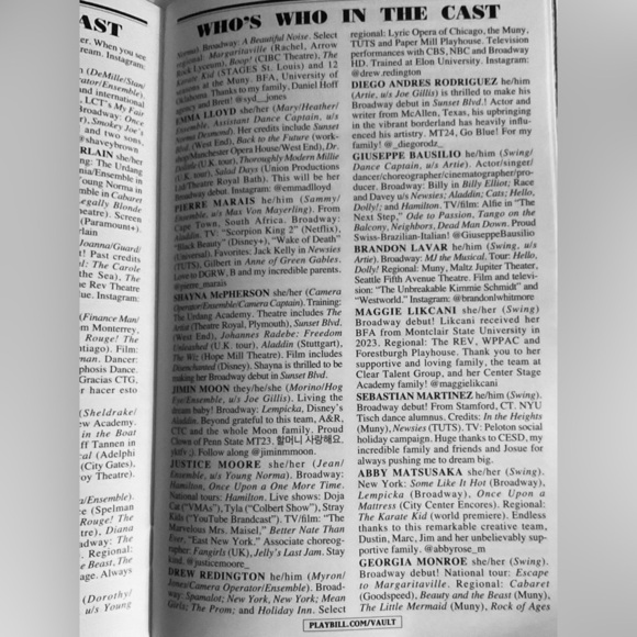 Sunset Boulevard Broadway Playbill April 2025 Nicole Scherzinger Tom Francis NEW - Picture 10 of 11